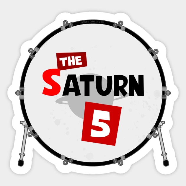 The Saturn 5 Sticker by Vandalay Industries